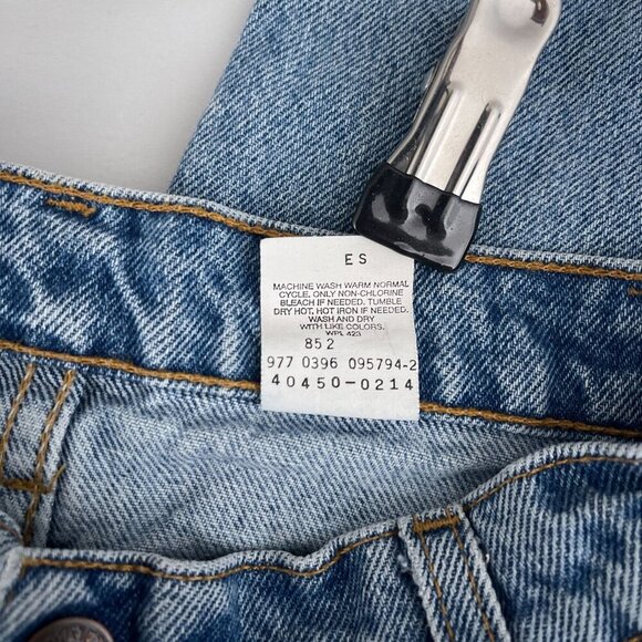 Levis 550 Relaxed Fit Slim Vintage Mom‎ Jeans 1996 Light Wash Denim Womens 14 - Picture 7 of 14